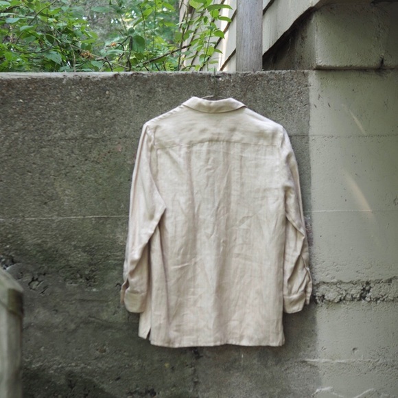 Ralph Lauren Linen Button Up - Picture 2 of 3